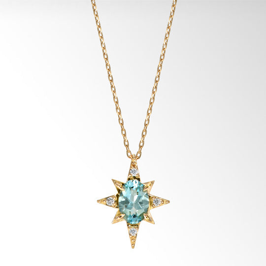 Japanese light luxury jewelry 18k gold necklace Picture color