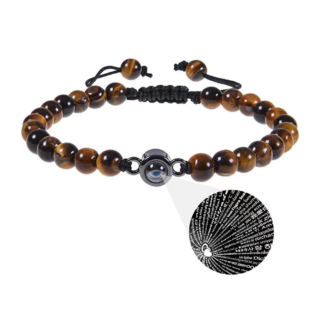 One Hundred Languages Projection Turquoise Bracelet Tigereye