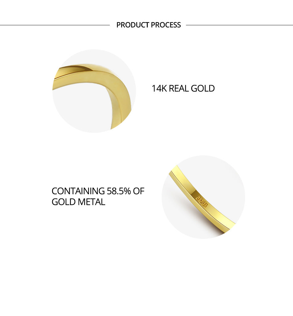 14K Solid gold ring