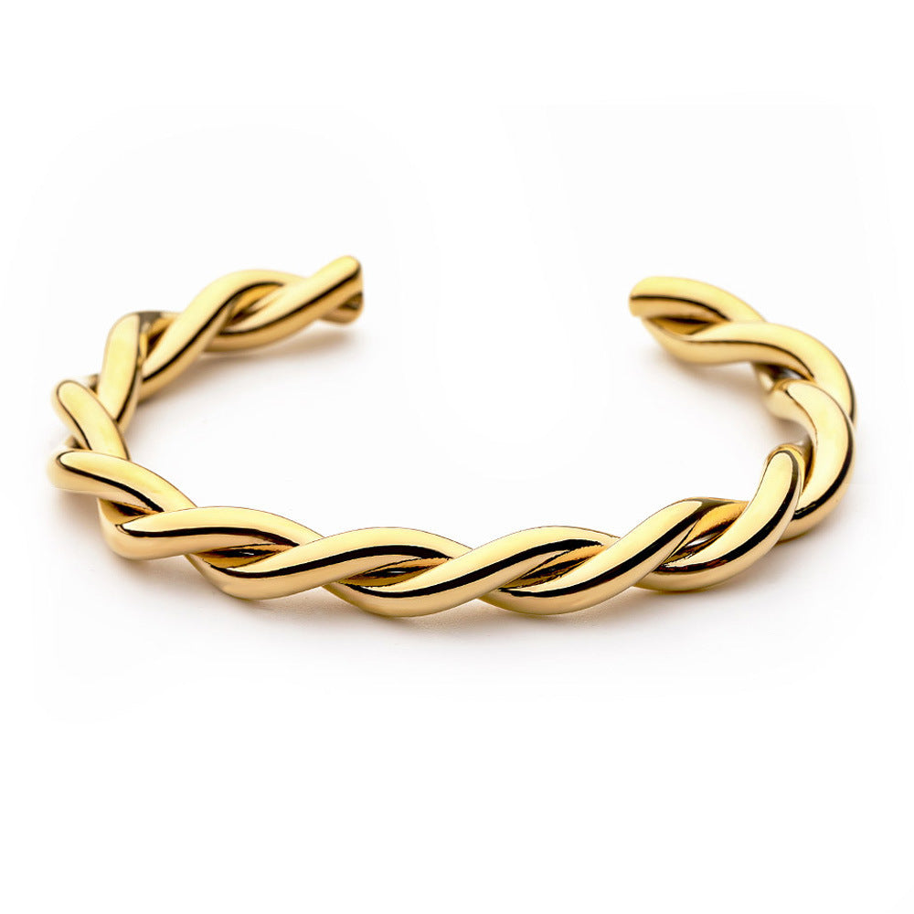 Open Twisted Bracelet Exaggerated Popular Personalized