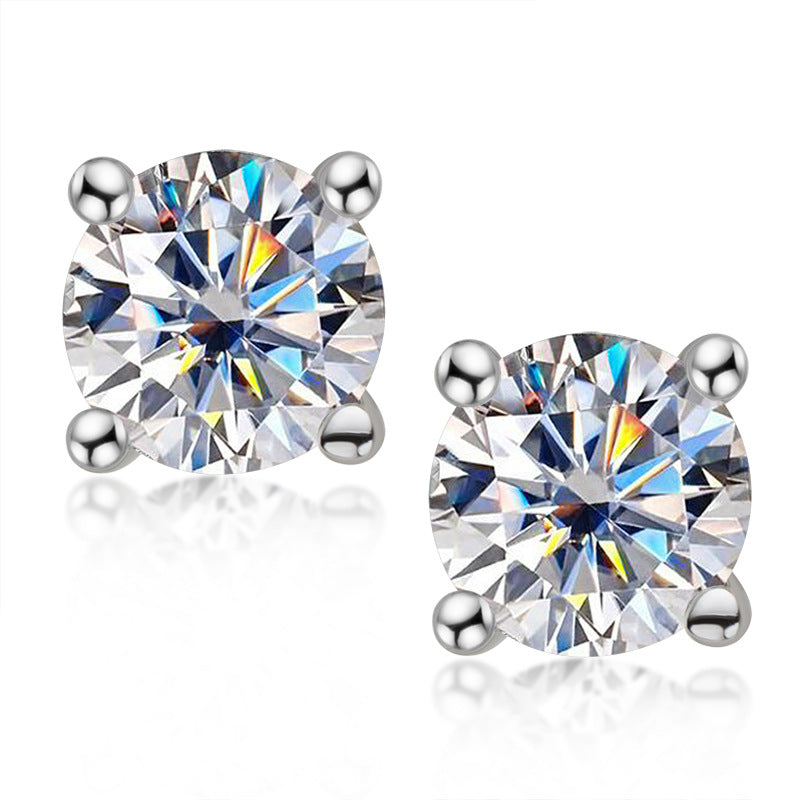 Women's Earrings Sterling Silver Plated 18K Gold