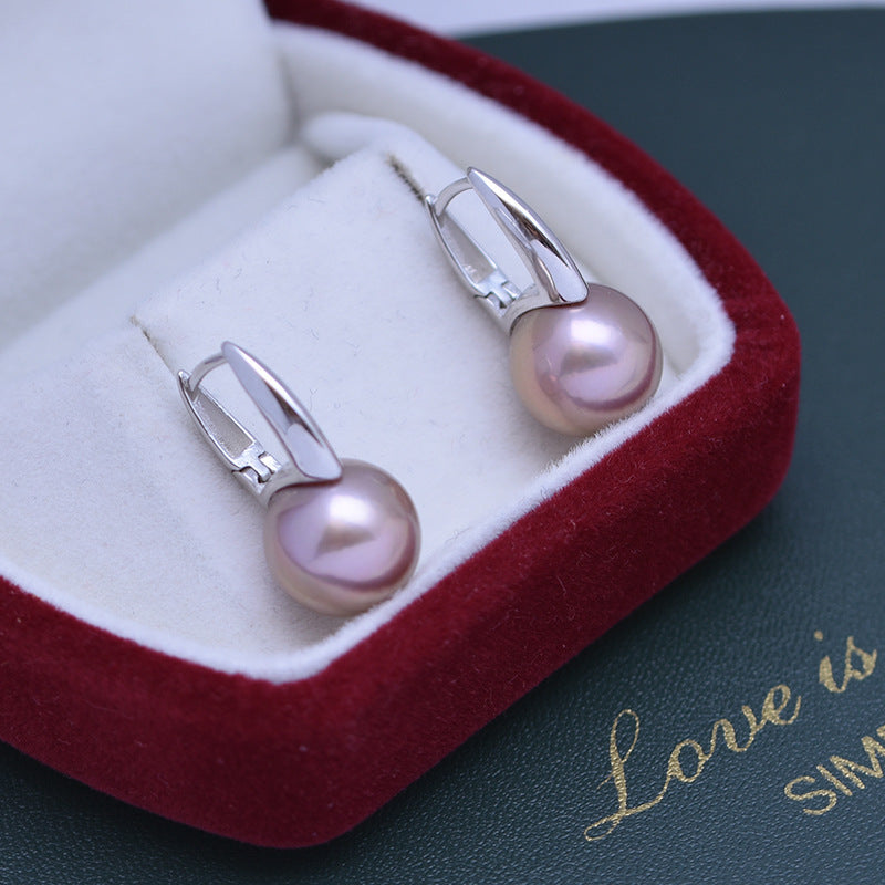 Women's Fashion Simple Geometric Pearl Earrings