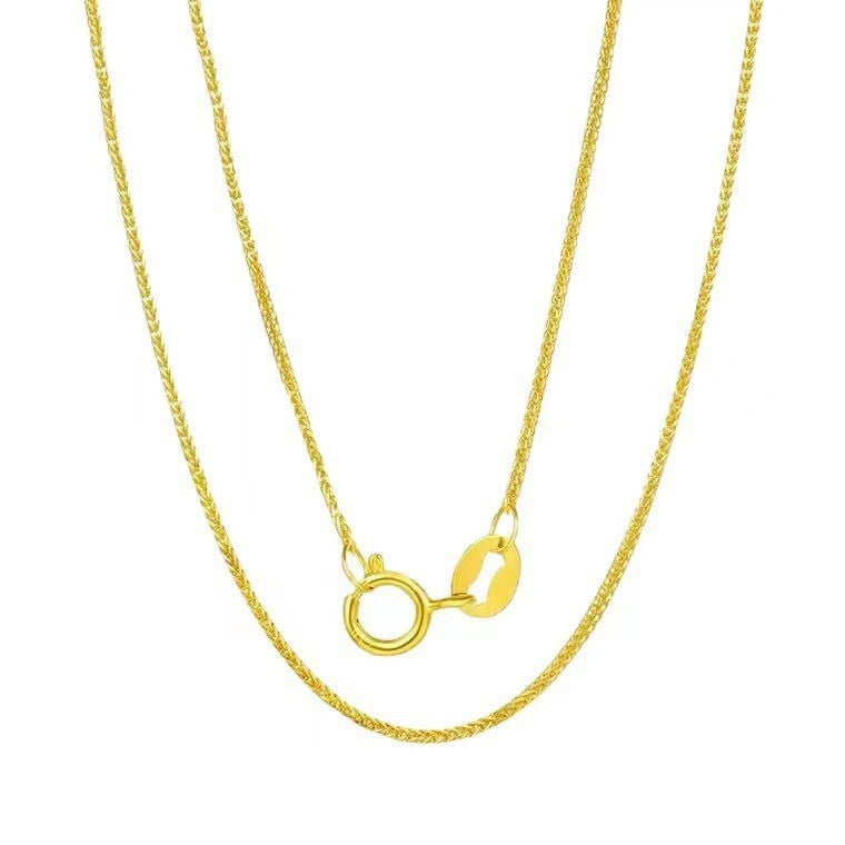 Jewelry 18K Gold Necklace Yellow Gold Rose Gold White Gold Gold