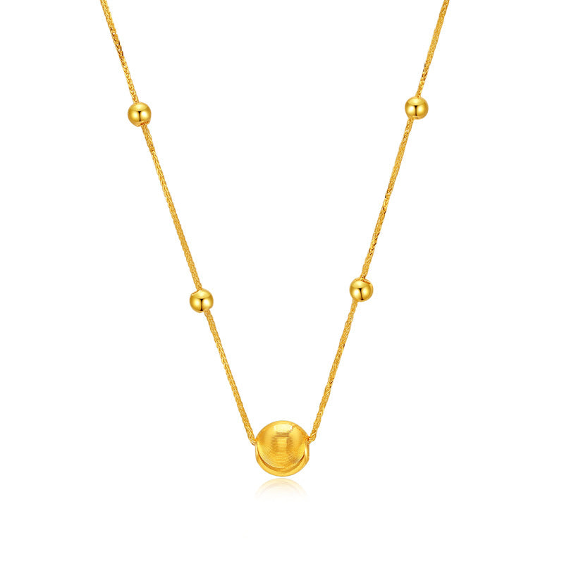 Women's 18k Gold Cat Eye Necklace Gold