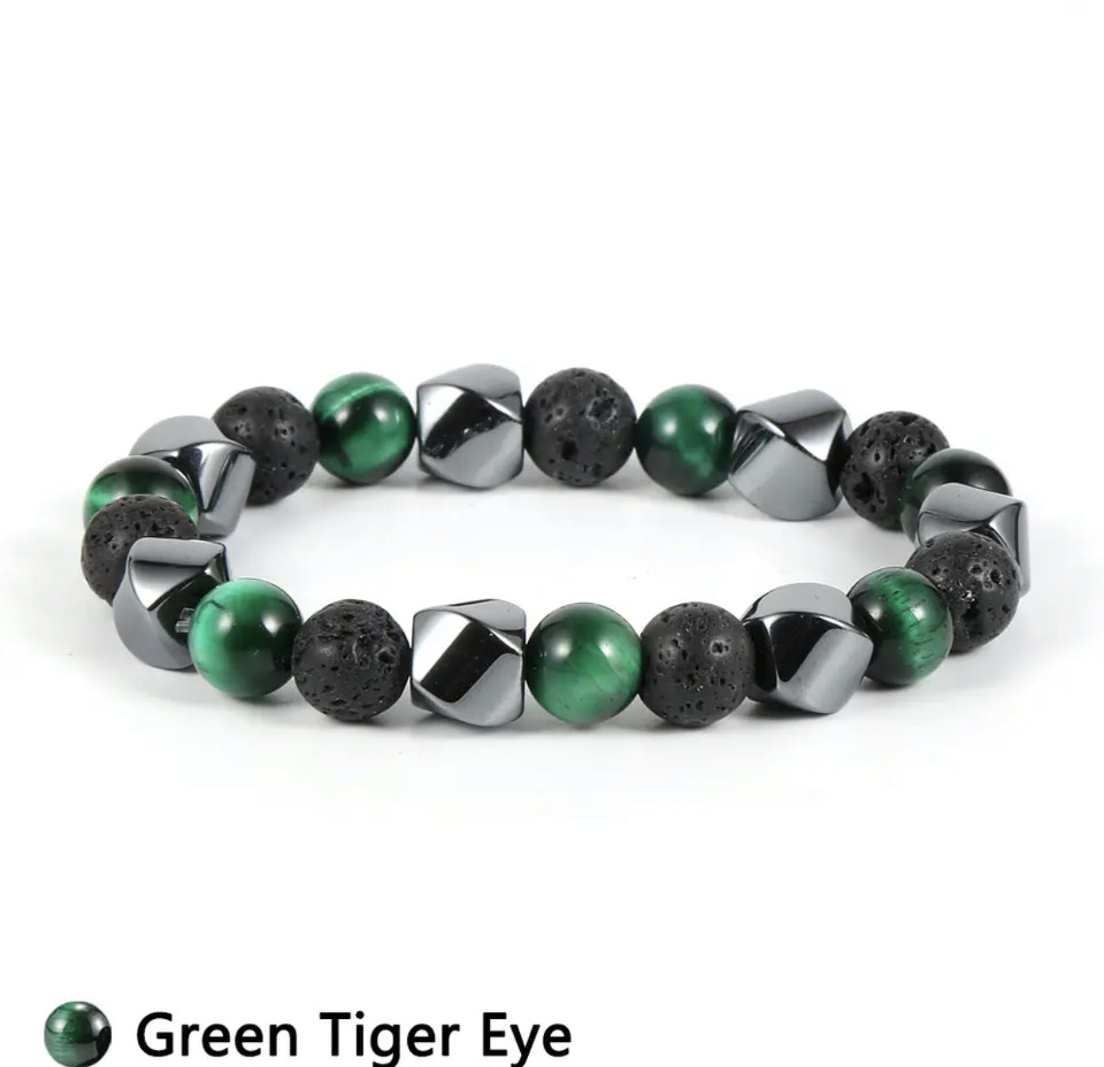 Natural Tigereye Volcanic Stone Bracelet 4 Style
