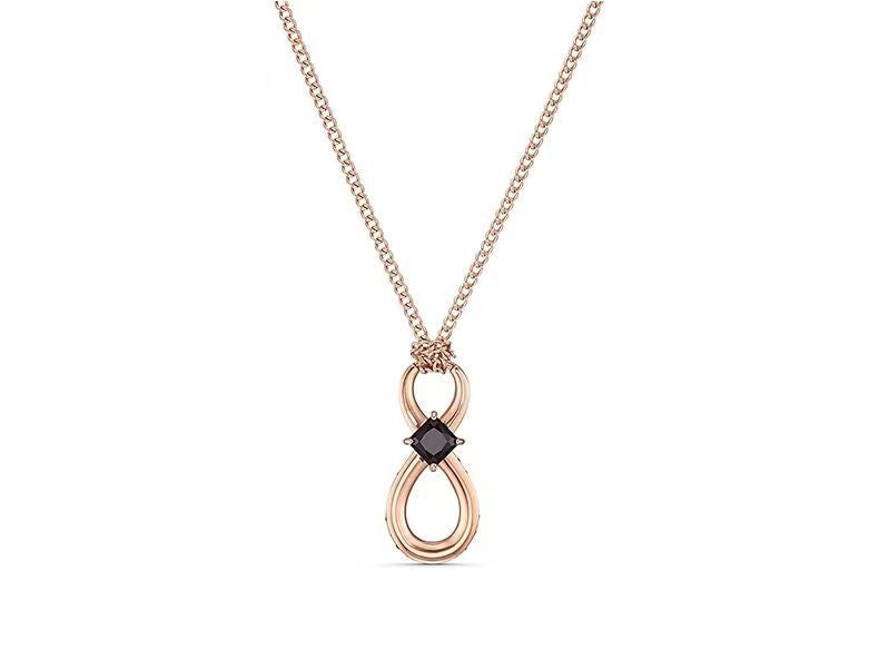 Eternal Love Romantic Overlay Women's Necklace Rose Gold 8 Necklace