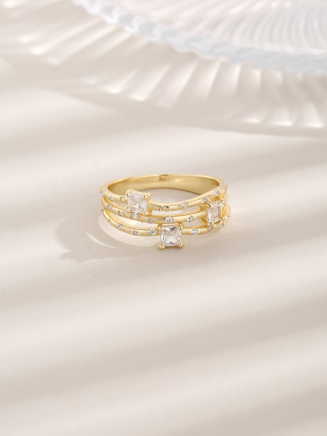 Simple Zircon Ring