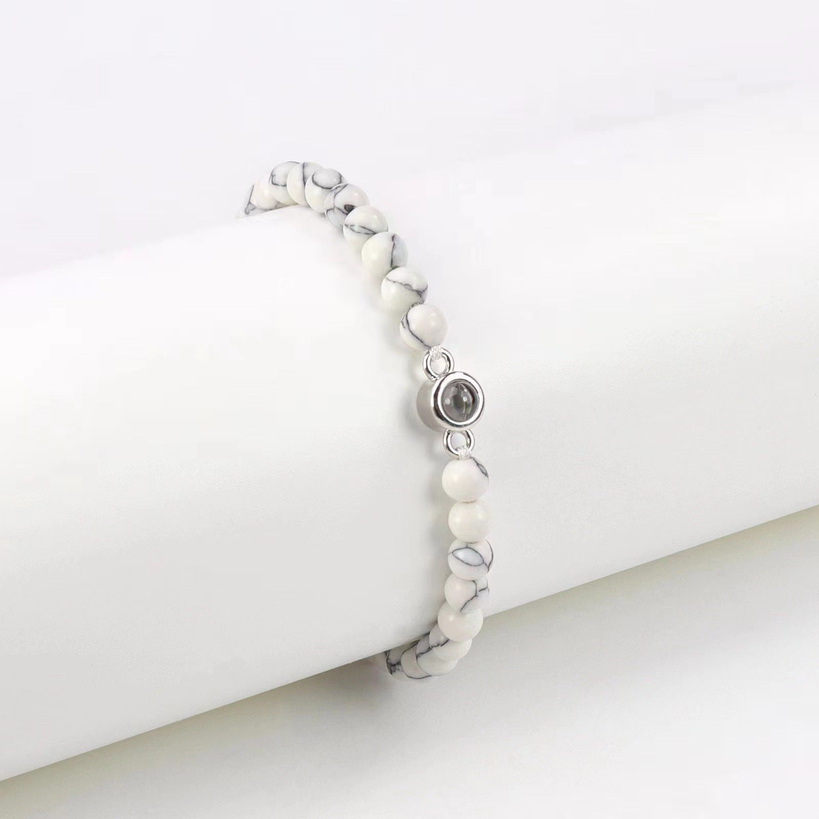 One Hundred Languages Projection Turquoise Bracelet White Turquoise