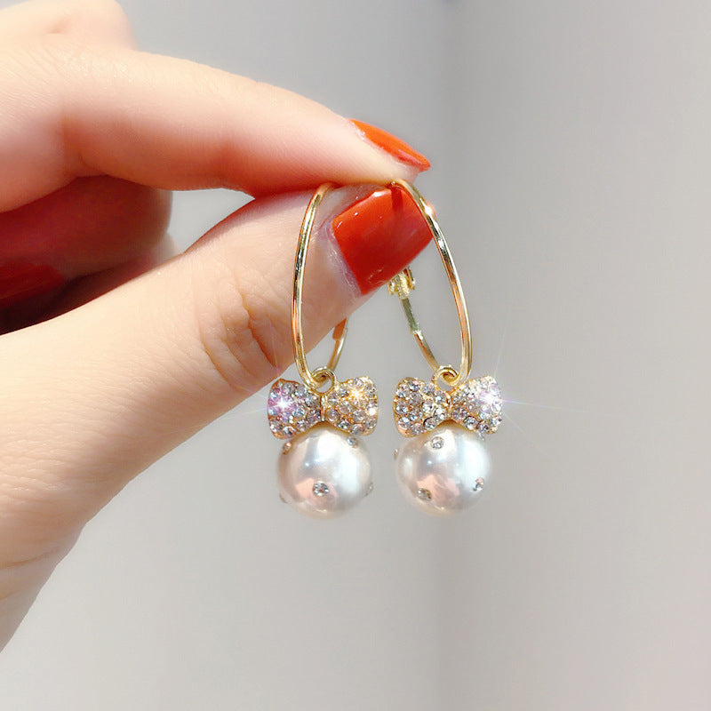 Japanese And Korean Style Sweet And Lovely Earrings 1White
