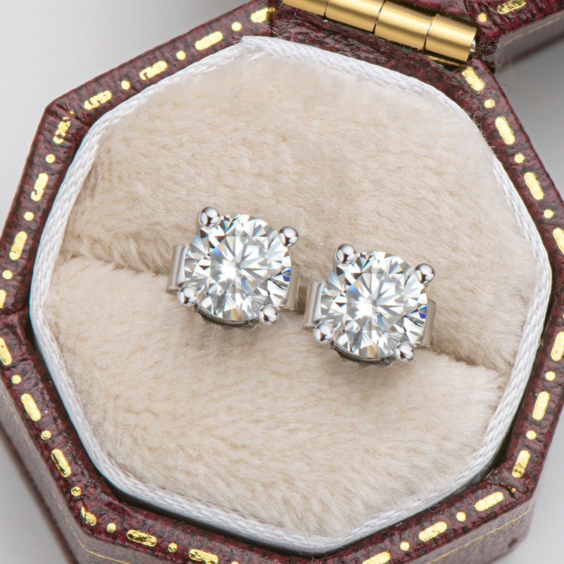 Women's Earrings Sterling Silver Plated 18K Gold