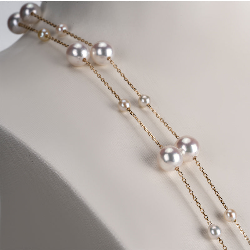 Mixed Color Star Pearl Necklace - Bon Mercado