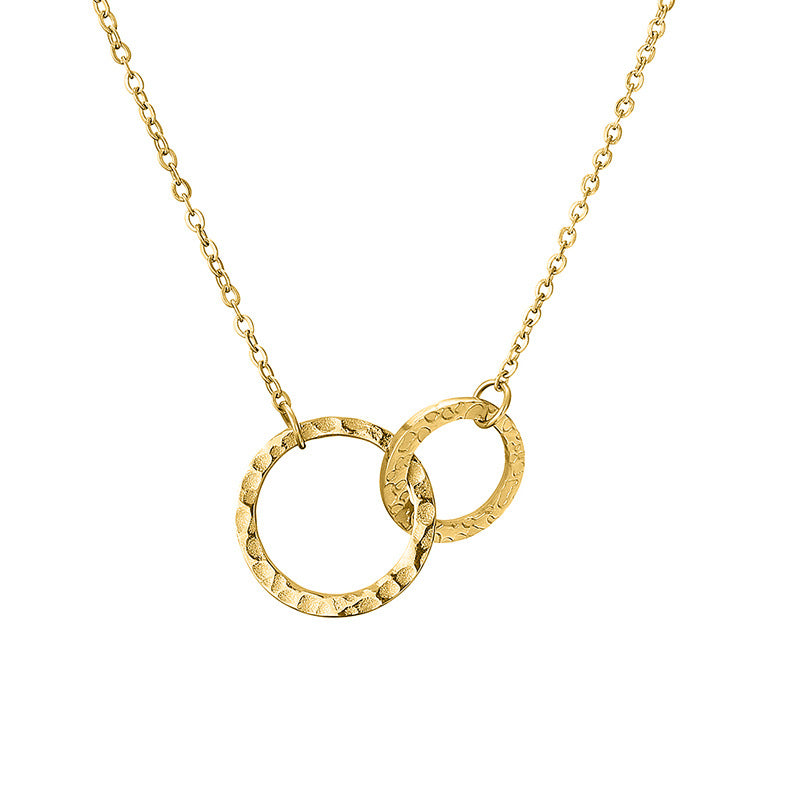 Isabelle Gold Hoop Necklace Gold