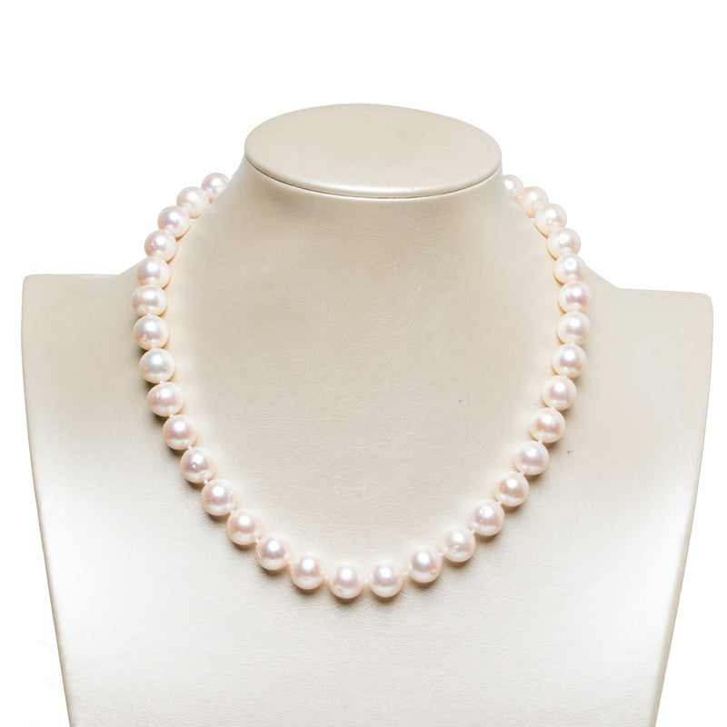 Temperament Classic Mother Chain Simple Atmosphere Freshwater Pearl White