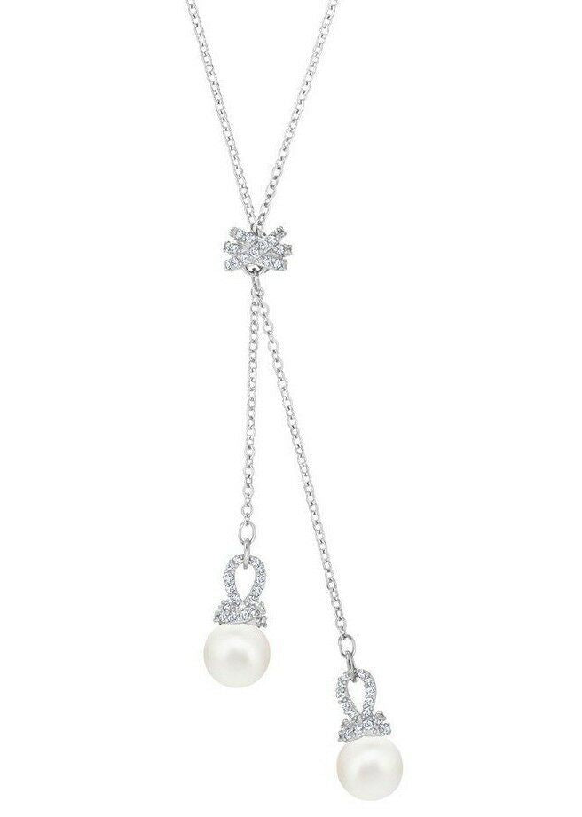 Elegant Temperament, All-Match, A More Elegant And Intellectual Pearl Jewelry With Diamonds Necklace 2