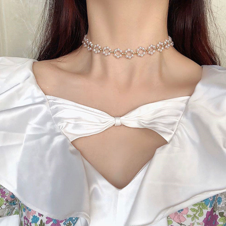 New Niche Design Pearl Necklace Women's Fashion Cool Wind 3style