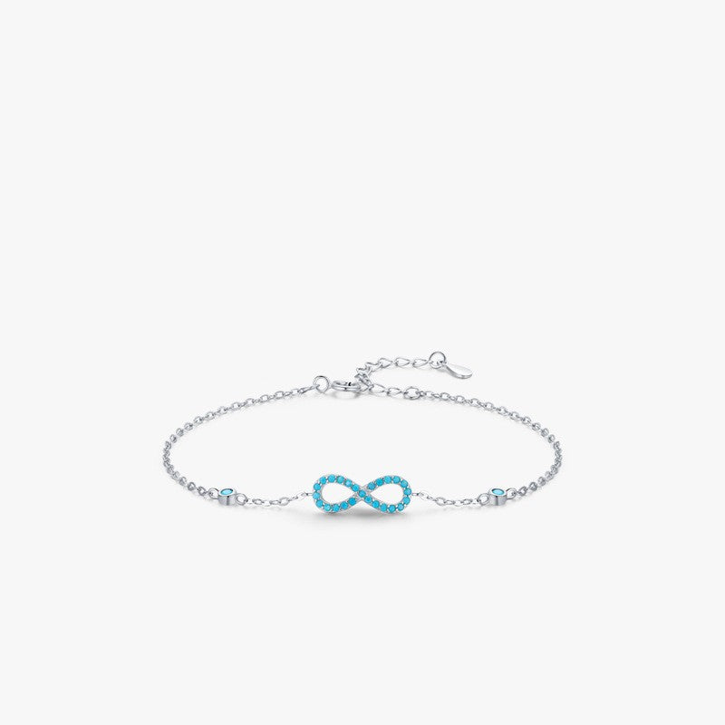 S925 Sterling Silver Amore Infinito Symbol Bracelet