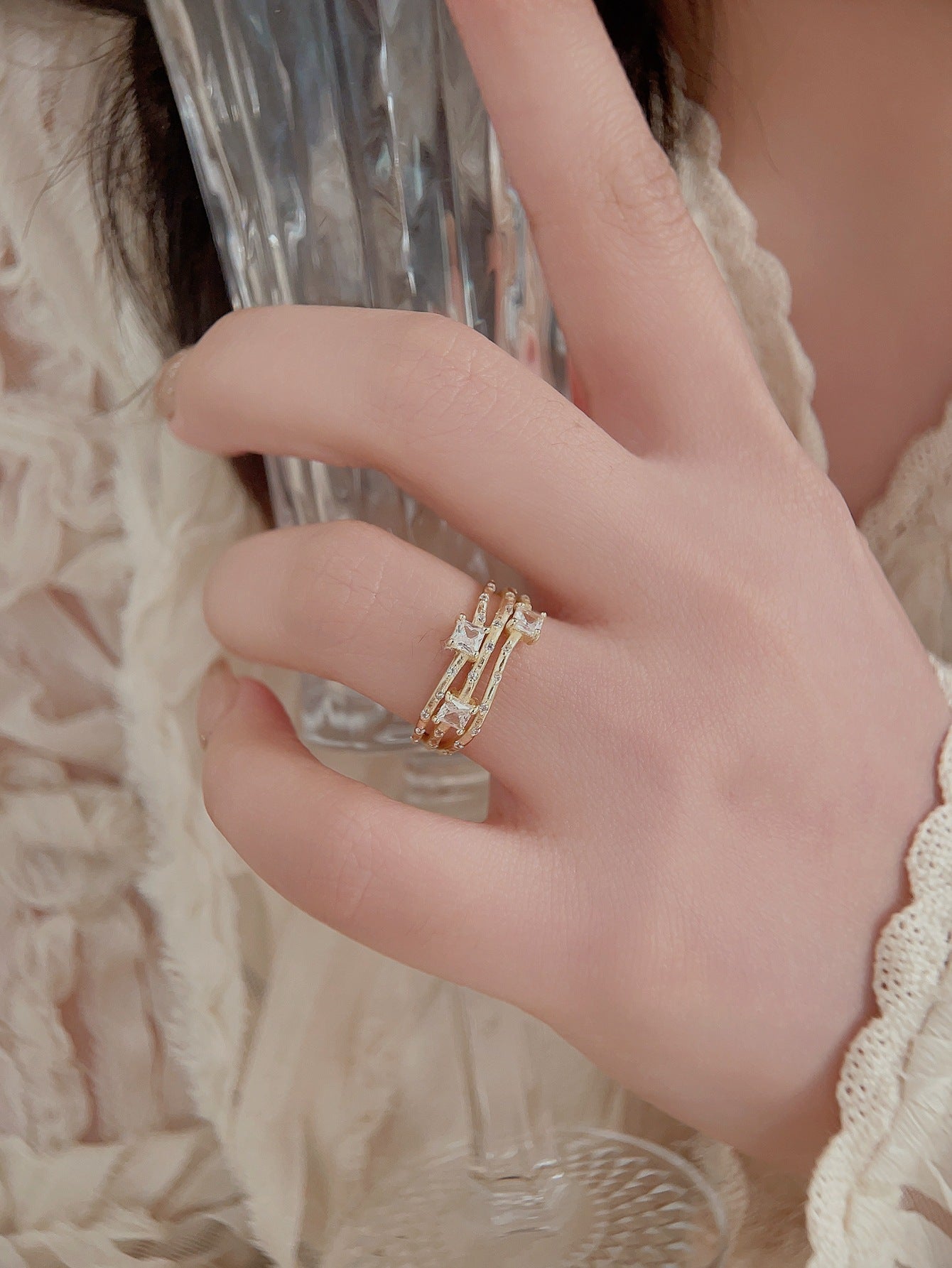 Simple Zircon Ring