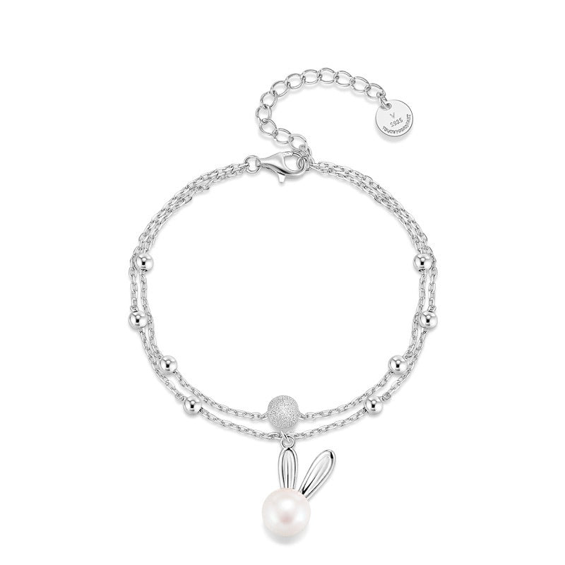 Ferris Wheel Rabbit Pearl Bracelet Women's All-match