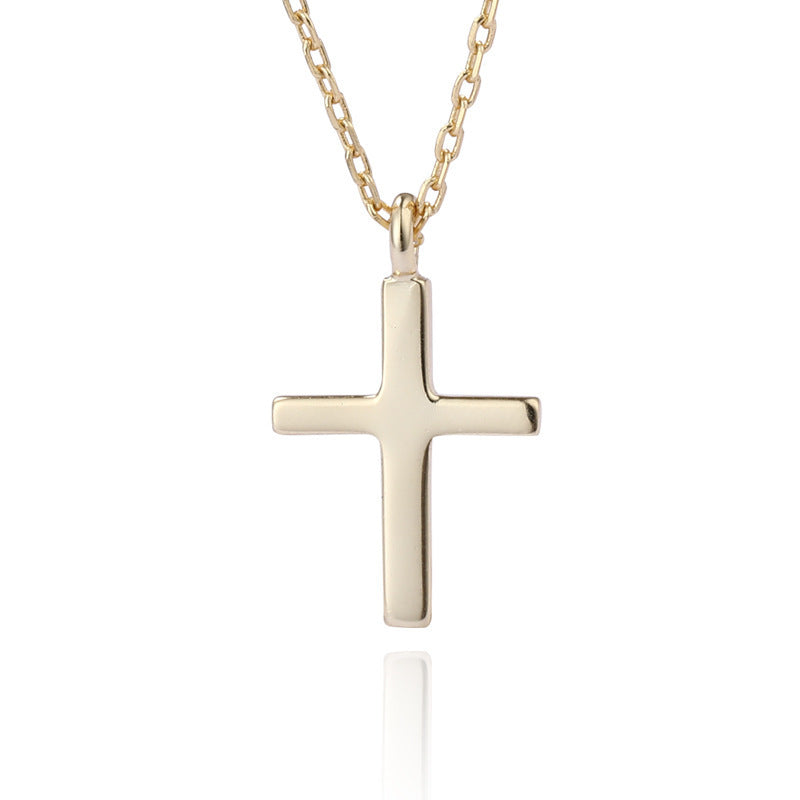 Simple Cross Pendant Necklace For Women