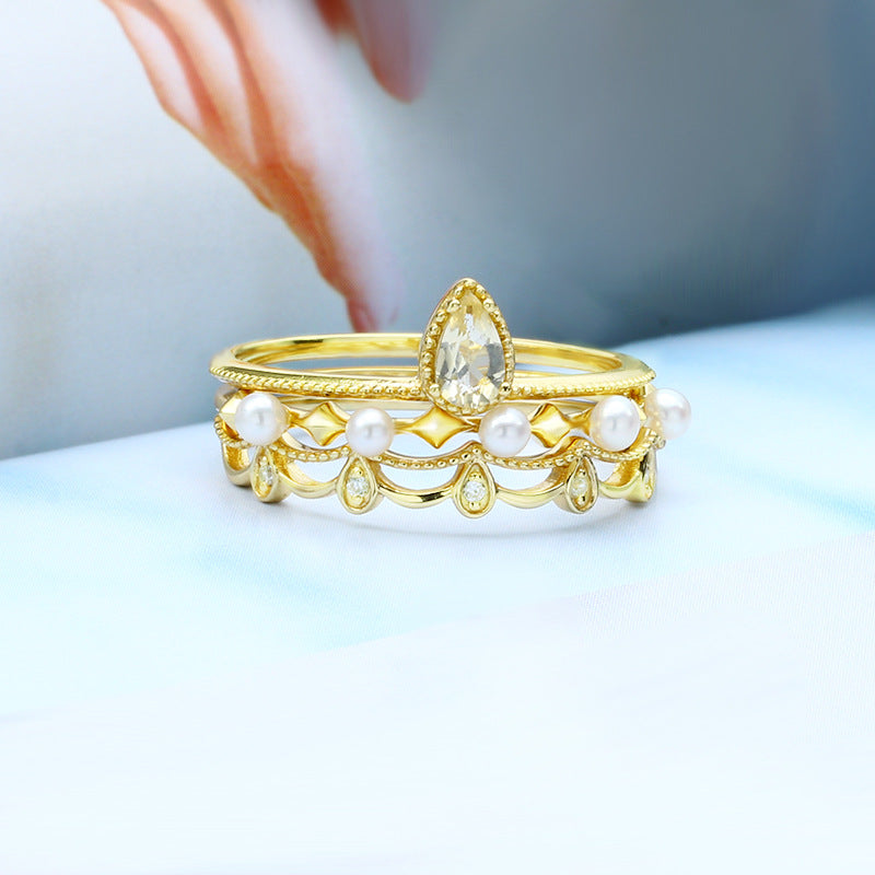 14K Gold Vintage Ring Photo Color