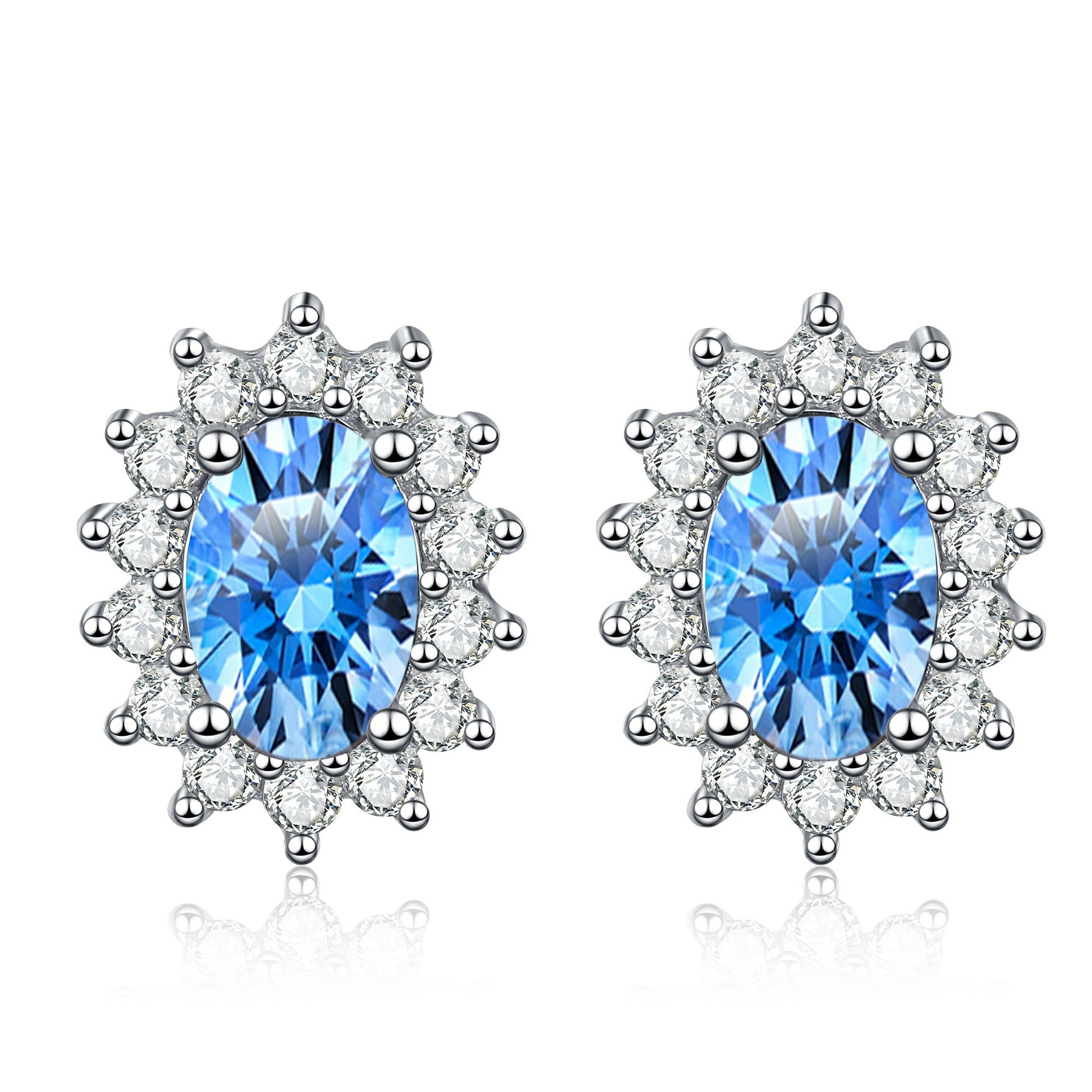 Moissanite Versatile Design New S925 Sterling Silver Women's Elegant Earrings