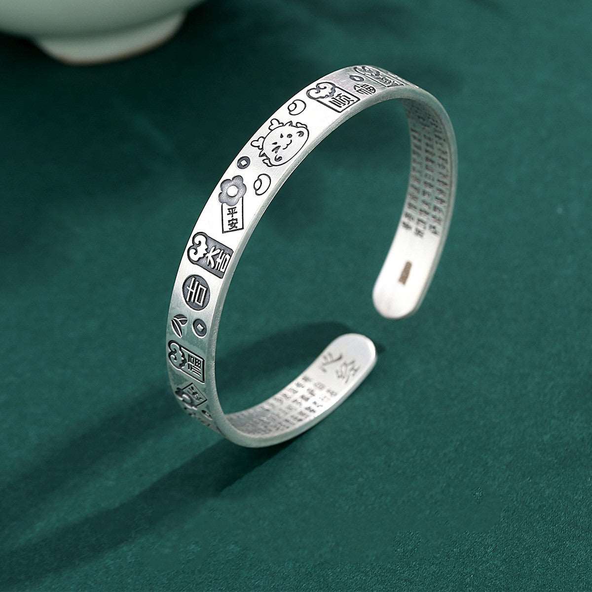 Dragon Year Silver Bracelet Women Do Not Fade