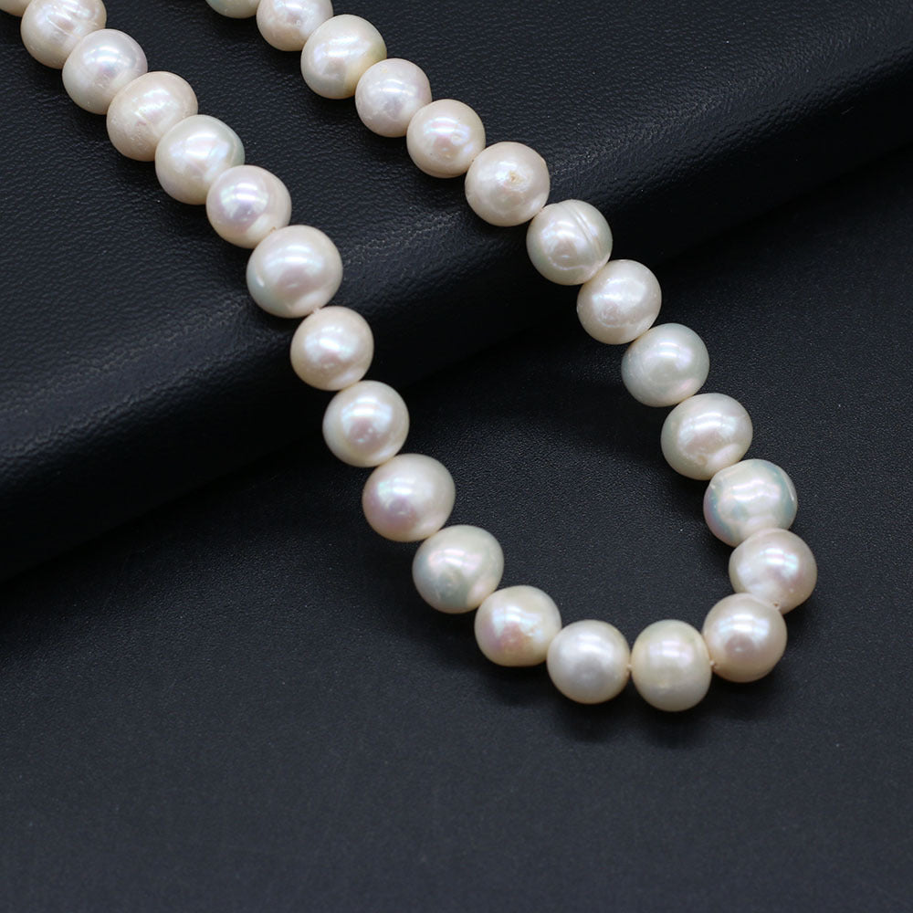 Natural Freshwater Pearl Punch Bead String