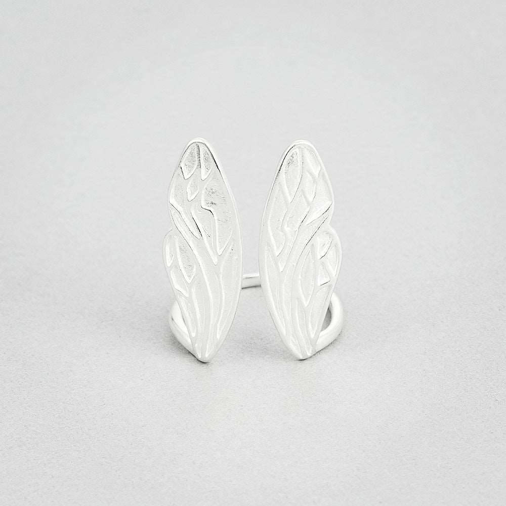 Dragonfly Wings Ring 100 Sterling 925 Silver Jewelry Vintage Adjustable Rings For Women Gift