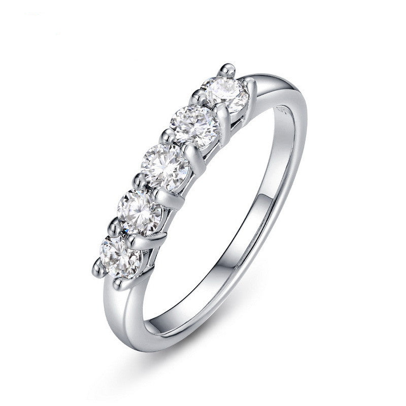 Moissanite Tanabata Valentine's Day Ring