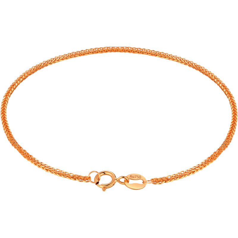 Women's Color Coarse Rose Gold 18K Bracelet Rose Gold