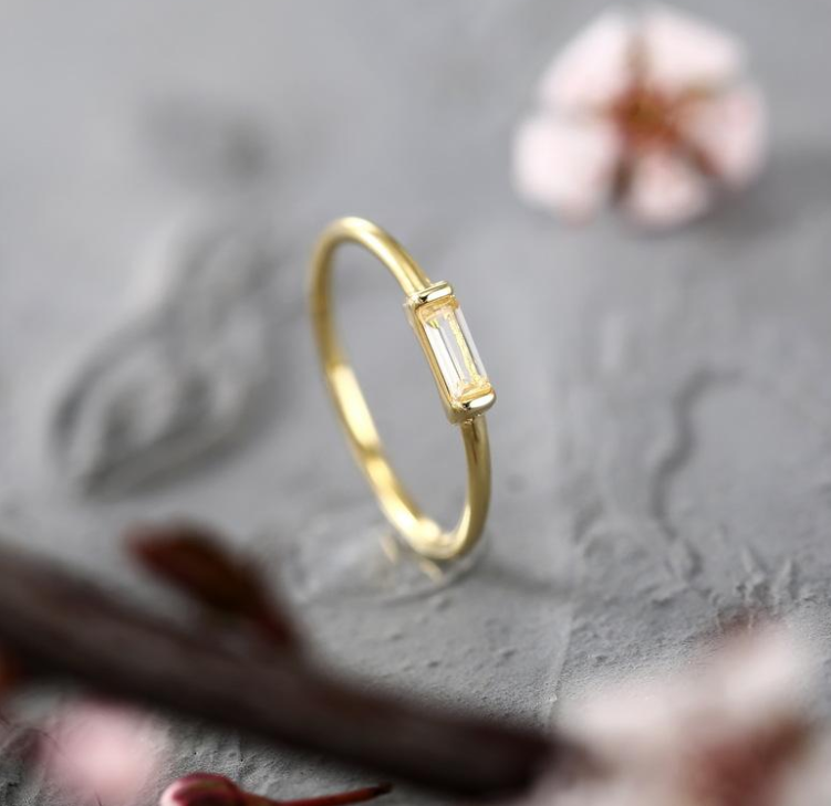 Gold Gemstone Ring