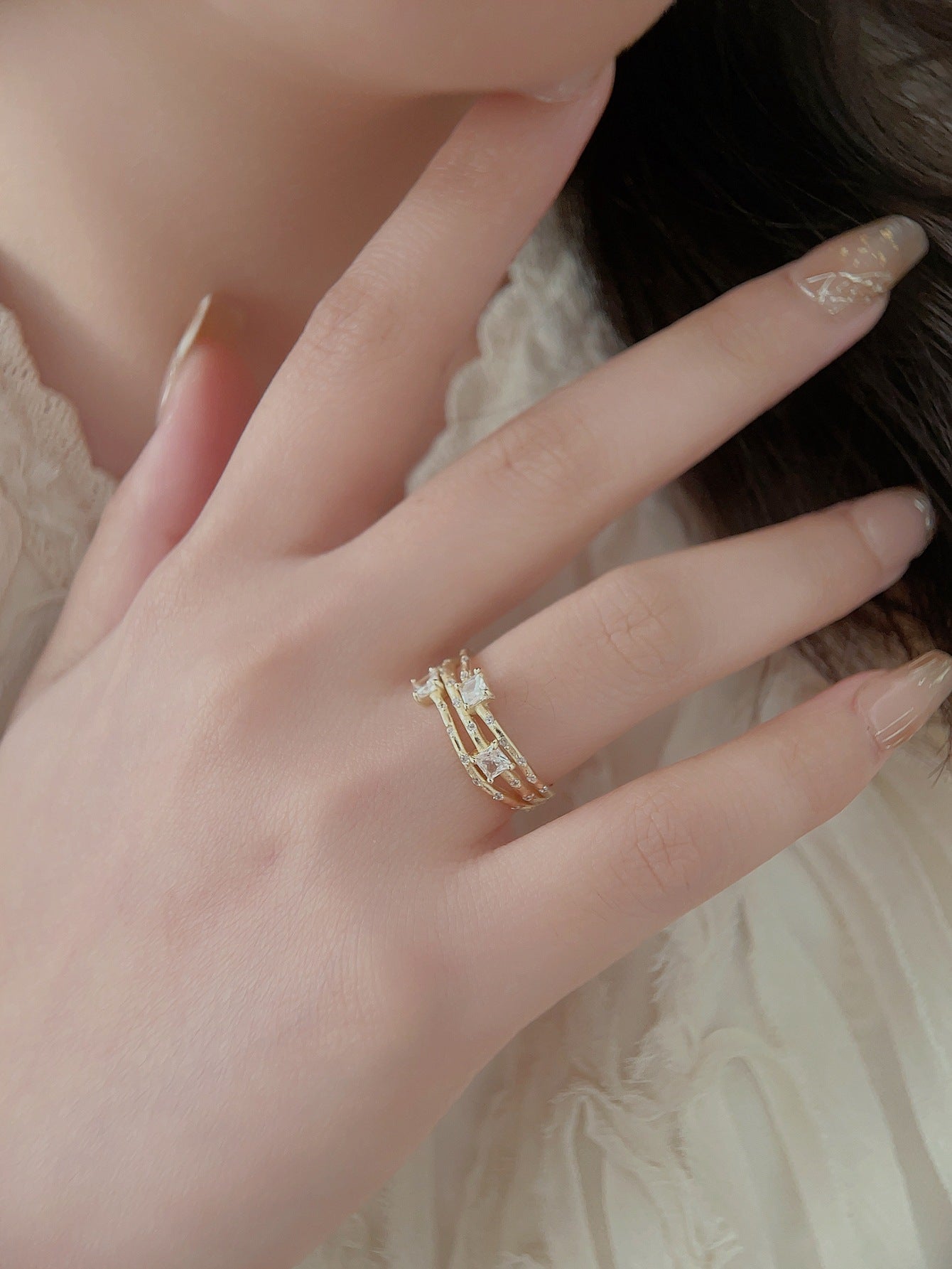 Simple Zircon Ring