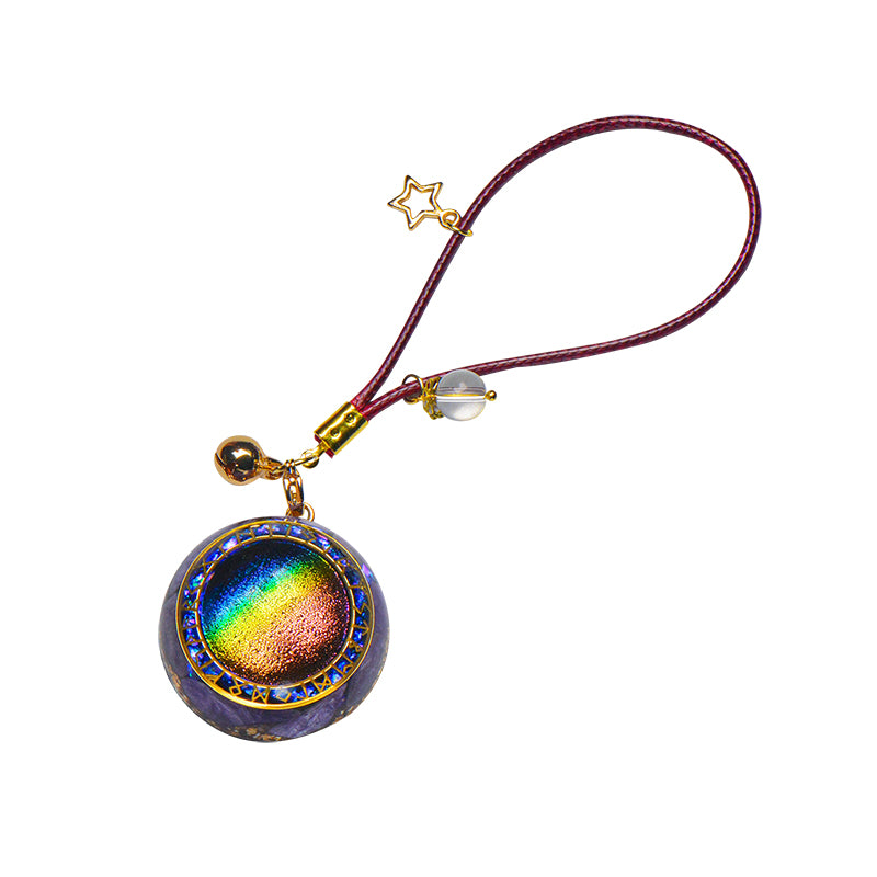 Men's And Women's Fashion Rainbow Crystal Pendant Necklace Pendant