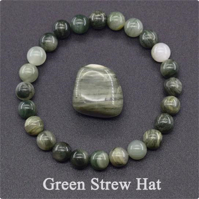 Natural Stone Elastic String Beaded Bracelet Style25