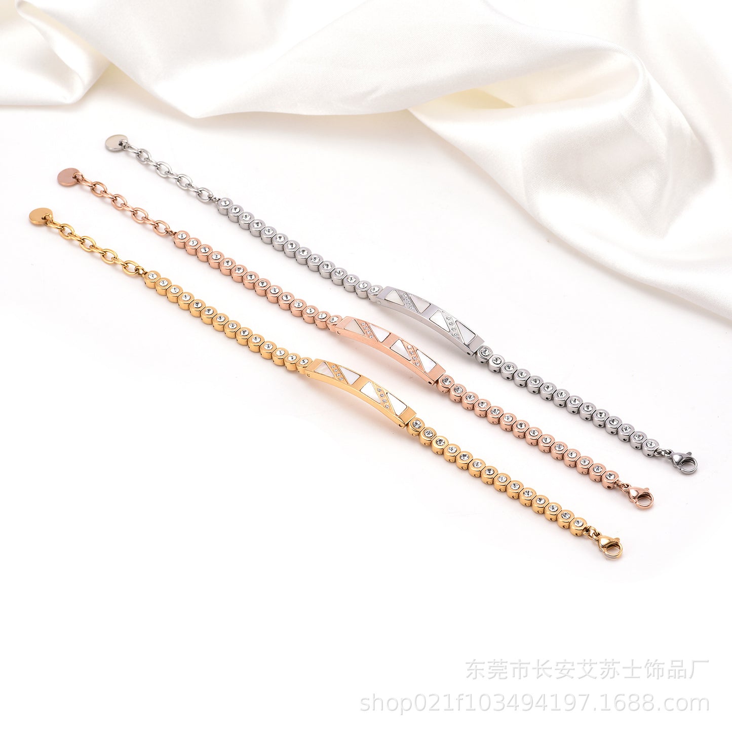 Popular Light Luxury Advanced Diamond Superior Shell Bracelet