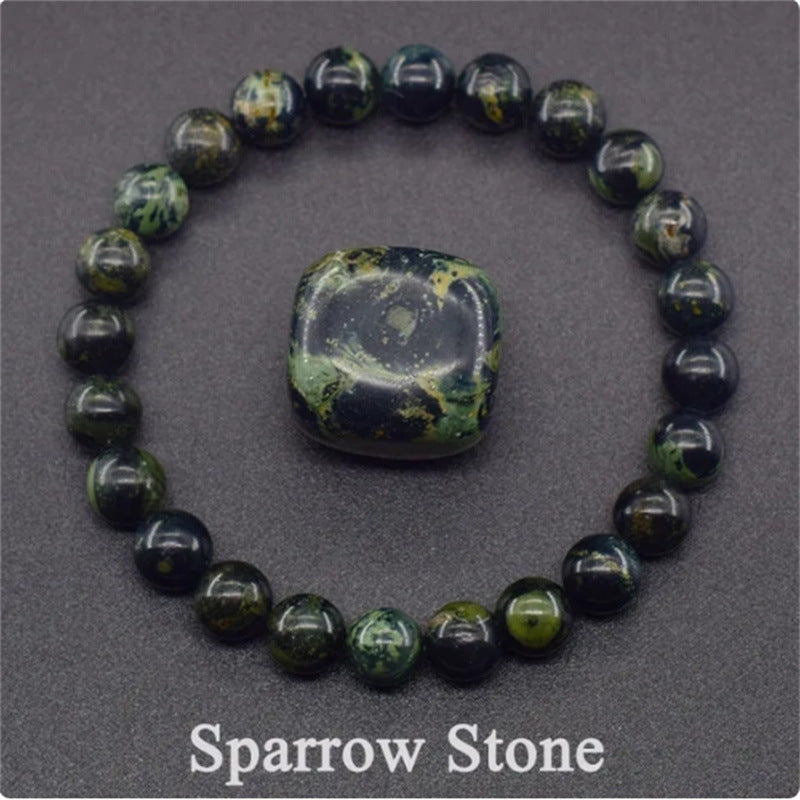 Natural Stone Elastic String Beaded Bracelet Style20