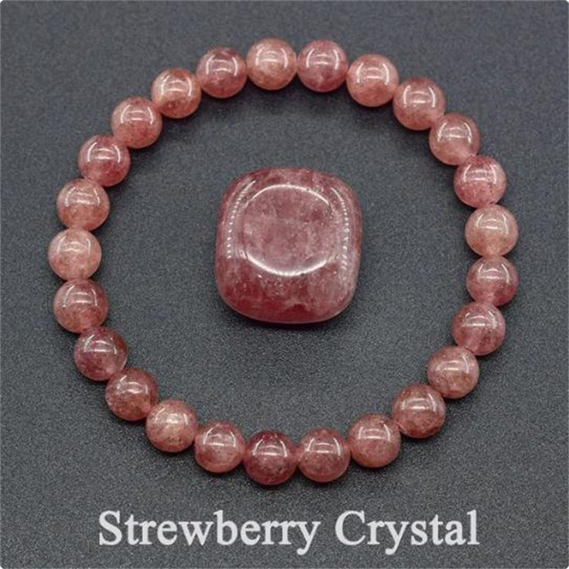 Natural Stone Elastic String Beaded Bracelet Style35