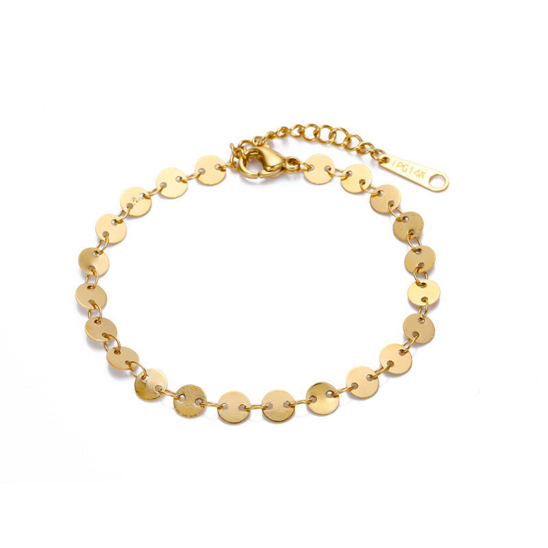 Adjustable Simple Personality Women's Bracelet Gold