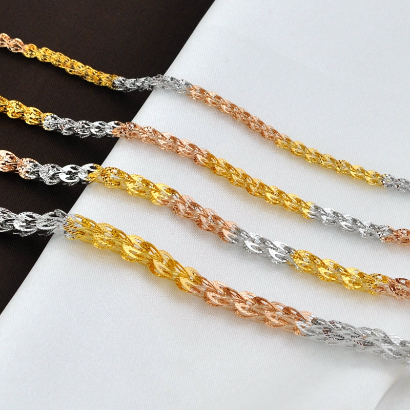 Silver Phoenix Tail Chain Necklace Female Color Gold Necklace