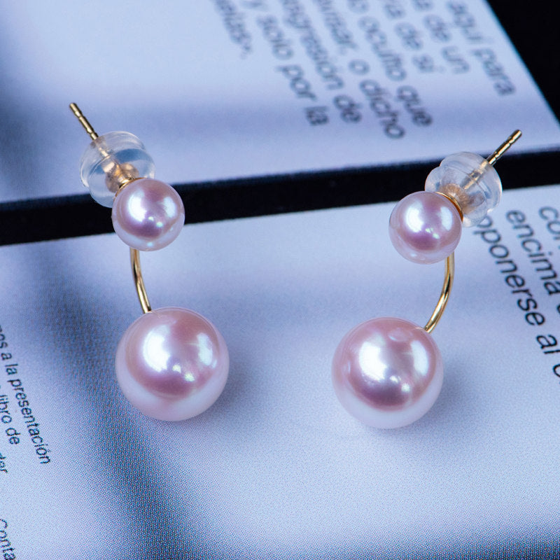 Women's Tiangong Pearl Round Earrings