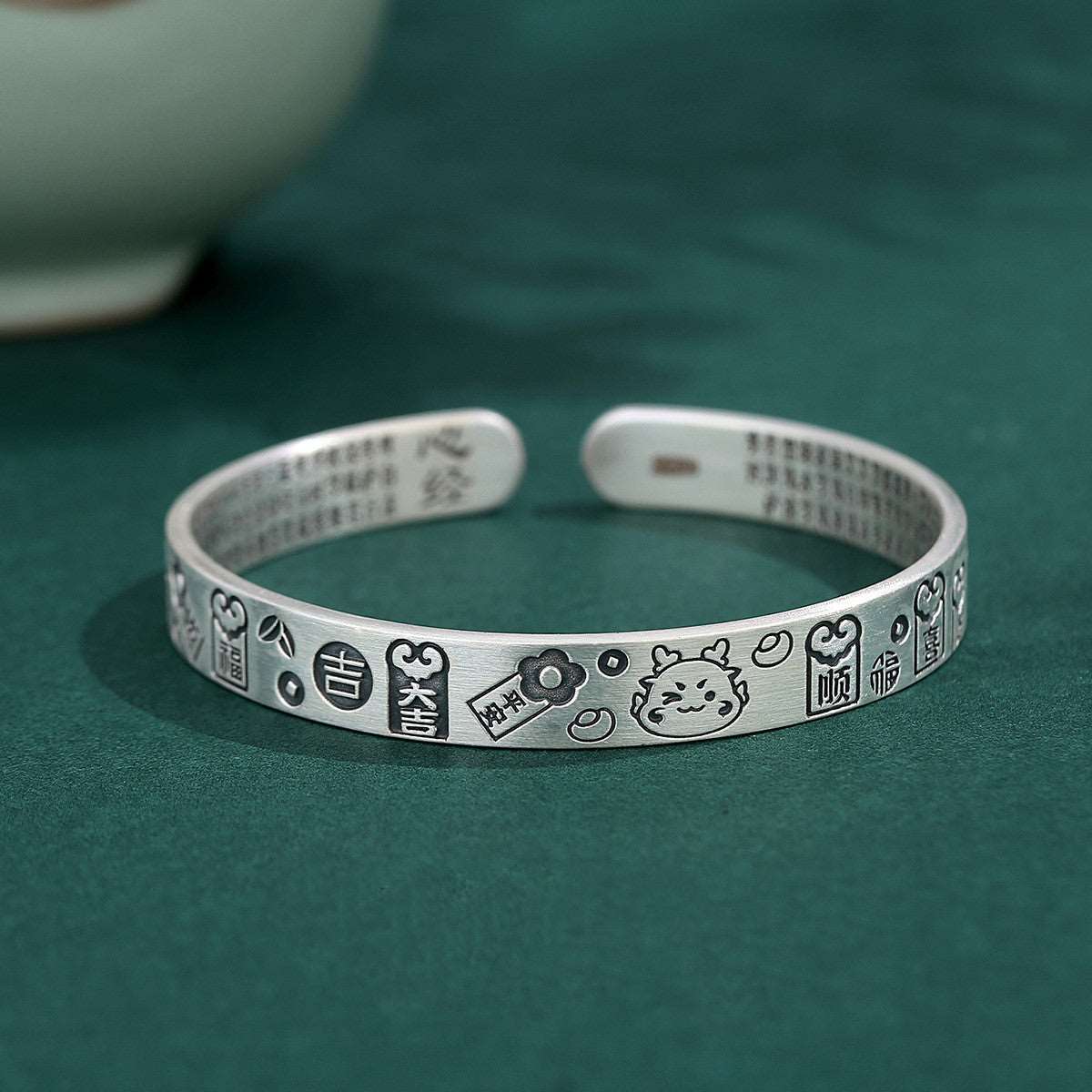 Dragon Year Silver Bracelet Women Do Not Fade