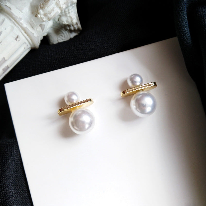 Japanese And Korean Style Sweet And Lovely Earrings White